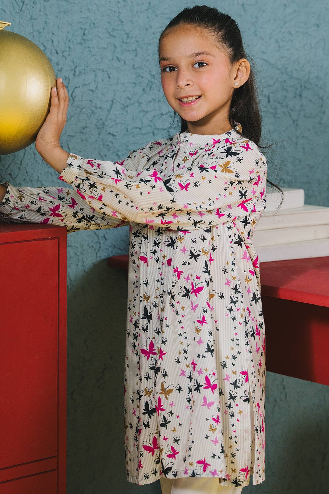 Zellbury Girls | 1 Piece Lawn | Kurta - 1626 by Maria Faisal - Registered Vendor of : Zellbury Girls - type : Kids Clothes - 100% original wedding dresses