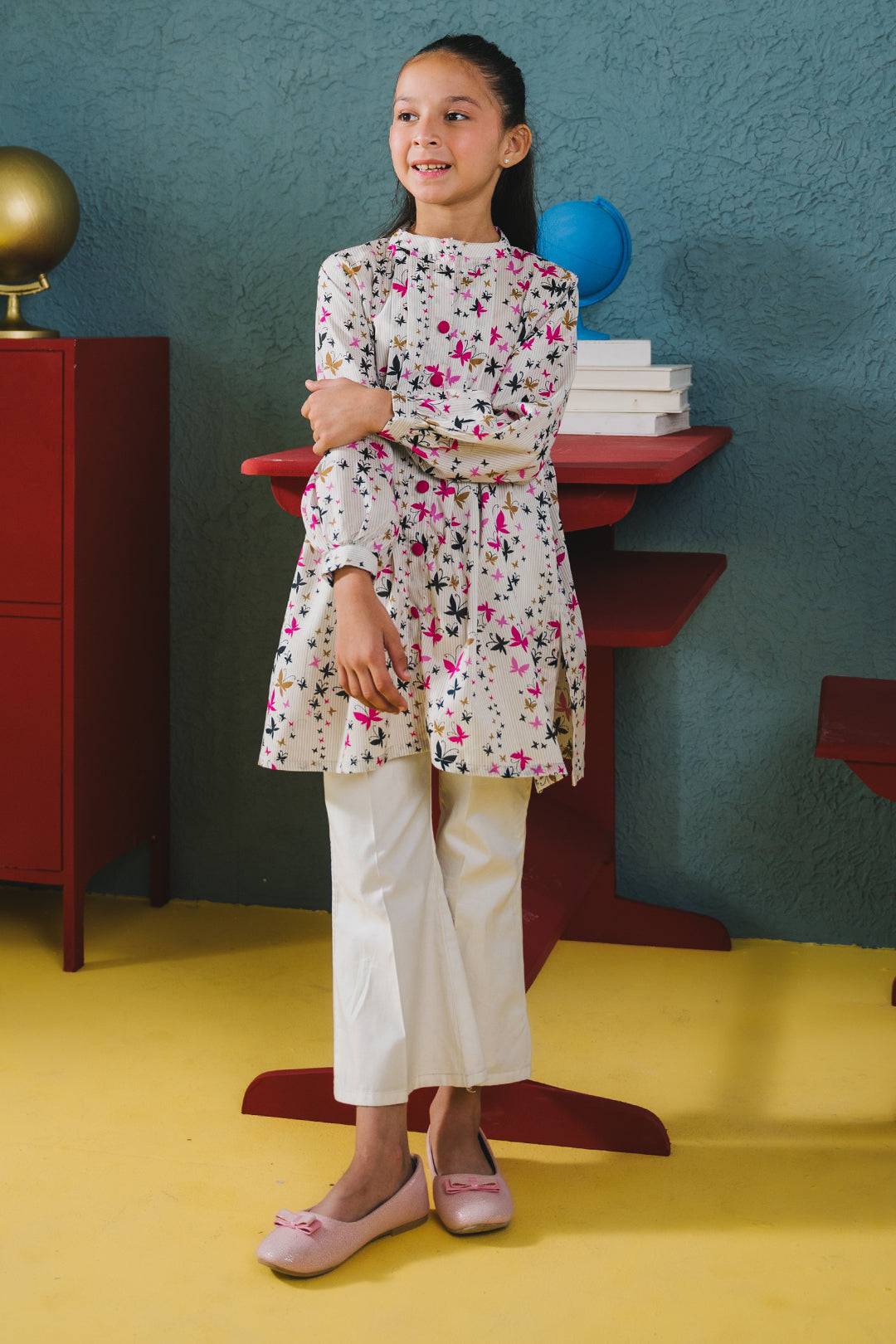 Zellbury Girls | 1 Piece Lawn | Kurta - 1626 by Maria Faisal - Registered Vendor of : Zellbury Girls - type : Kids Clothes - 100% original wedding dresses