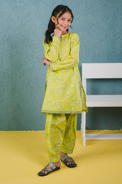 Zellbury Girls | 2 Piece Lawn | Kurta Trouser - 2410 by Maria Faisal - Registered Vendor of : Zellbury Girls - type : Kids Clothes - 100% original wedding dresses