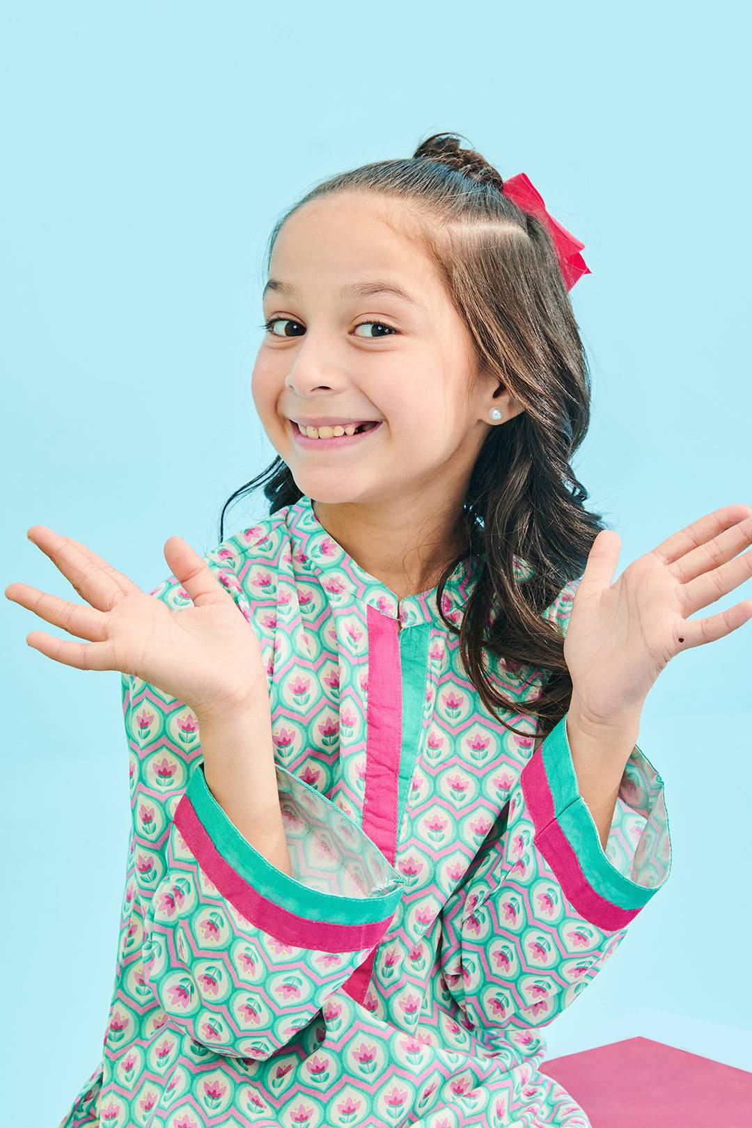 Zellbury Girls | 2 Piece Lawn | Kurta Trouser - 2411 by Maria Faisal - Registered Vendor of : Zellbury Girls - type : Kids Clothes - 100% original wedding dresses