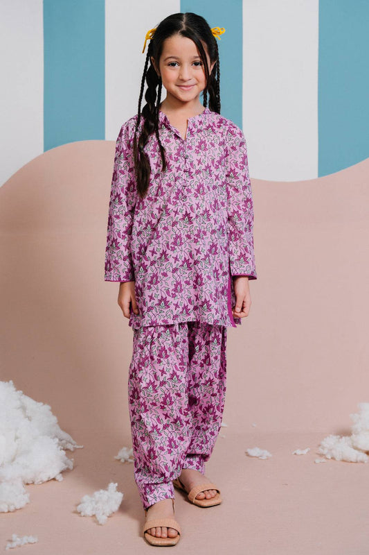 Zellbury Girls | 2 Piece Lawn | Kurta Trouser - 2414 by Maria Faisal - Registered Vendor of : Zellbury Girls - type : Kids Clothes - 100% original wedding dresses
