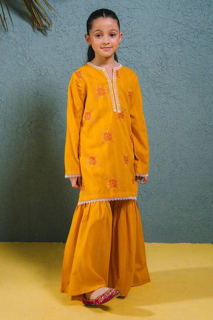 Zellbury Girls | 2 Piece Lawn | Embroidered Kurta Trouser - 2465 by Maria Faisal - Registered Vendor of : Zellbury Girls - type : Kids Clothes - 100% original wedding dresses