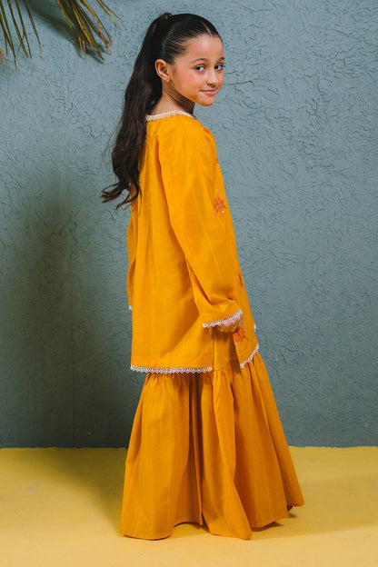 Zellbury Girls | 2 Piece Lawn | Embroidered Kurta Trouser - 2465 by Maria Faisal - Registered Vendor of : Zellbury Girls - type : Kids Clothes - 100% original wedding dresses