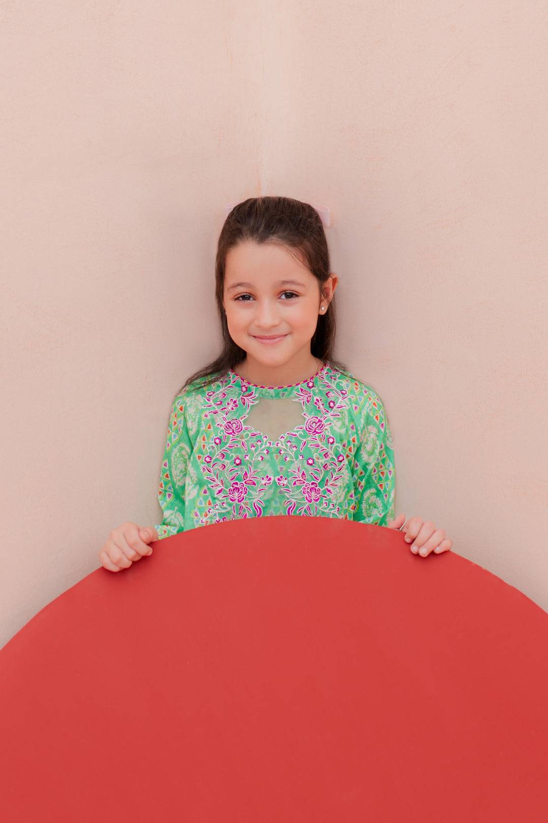 Zellbury Girls | 2 Piece Lawn | Embroidered Kurta Trouser - 2469 by Maria Faisal - Registered Vendor of : Zellbury Girls - type : Kids Clothes - 100% original wedding dresses