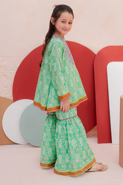Zellbury Girls | 2 Piece Lawn | Embroidered Kurta Trouser - 2469 by Maria Faisal - Registered Vendor of : Zellbury Girls - type : Kids Clothes - 100% original wedding dresses