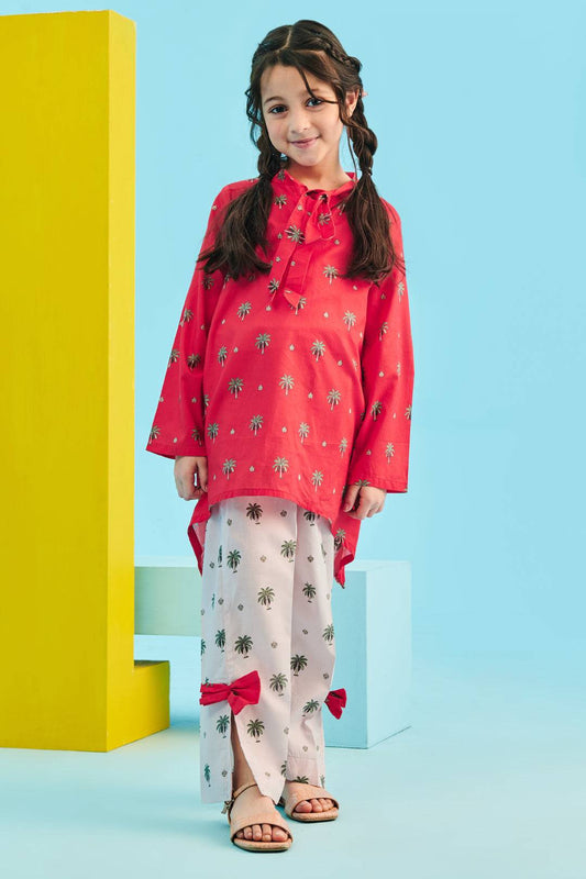 Zellbury Girls | 2 Piece Lawn | Kurta Trouser - 2628 by Maria Faisal - Registered Vendor of : Zellbury Girls - type : Kids Clothes - 100% original wedding dresses