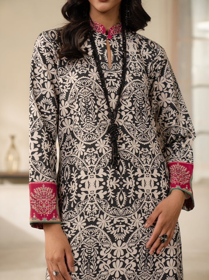 Gulaal | Winter Basics | VYRE - Casual Dress - available at Maria Faisal in UK and USA.