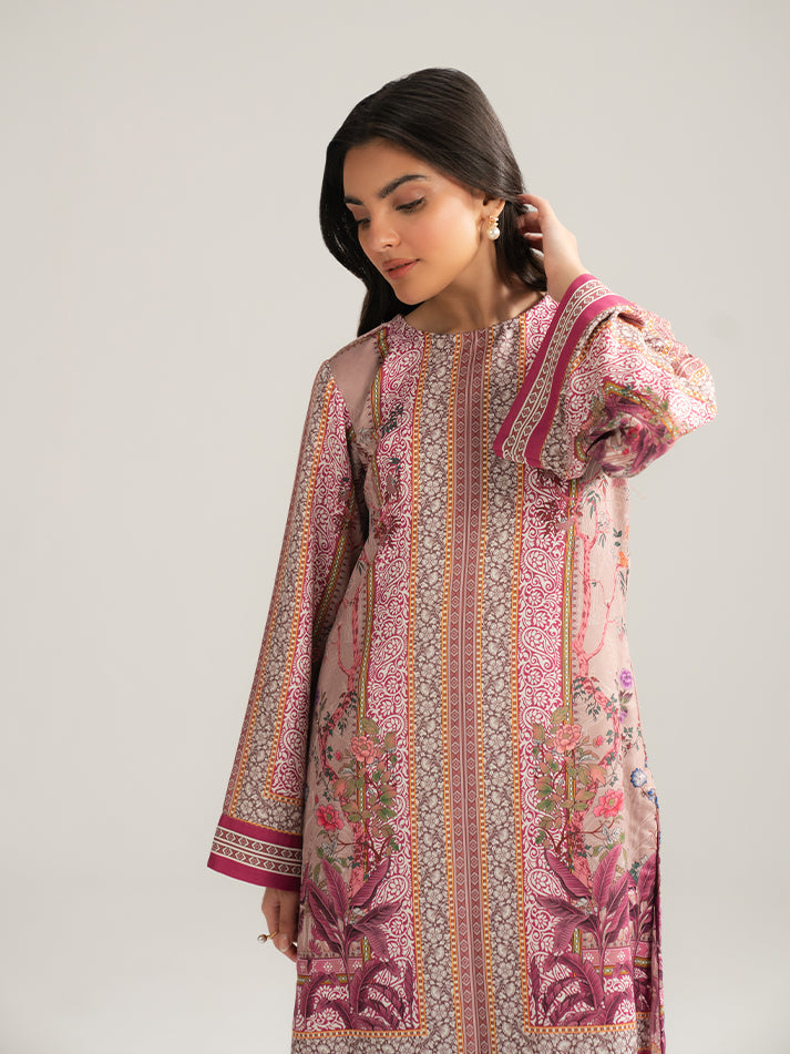 Gulaal | Winter Basics | Kaira - Casual Dress - available at Maria Faisal in UK and USA.