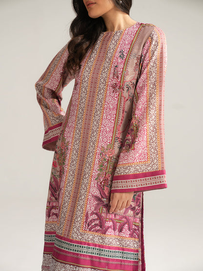 Gulaal | Winter Basics | Kaira - Casual Dress - available at Maria Faisal in UK and USA.