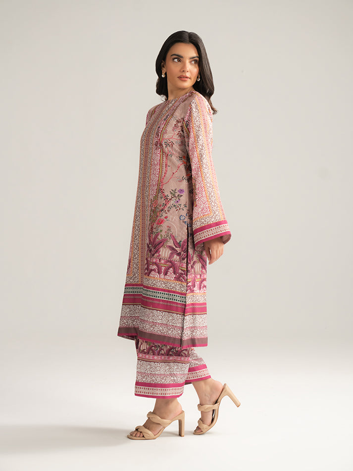 Gulaal | Winter Basics | Kaira - Casual Dress - available at Maria Faisal in UK and USA.