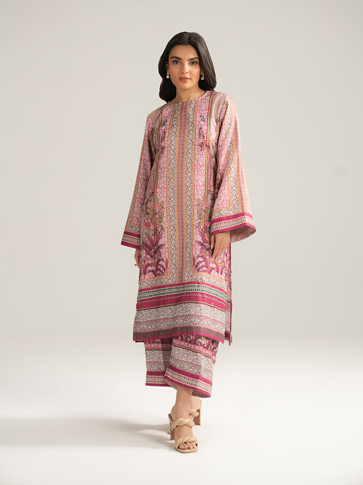 Gulaal | Winter Basics | Kaira - Casual Dress - available at Maria Faisal in UK and USA.