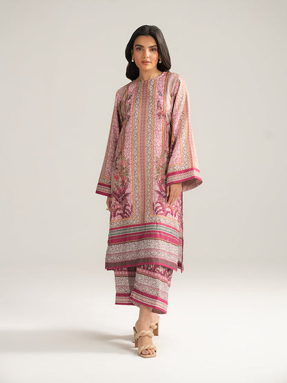 Gulaal | Winter Basics | Kaira - Casual Dress - available at Maria Faisal in UK and USA.