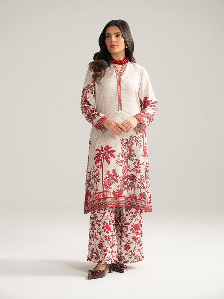 Gulaal | Winter Basics | Rhea - Casual Dress - available at Maria Faisal in UK and USA.