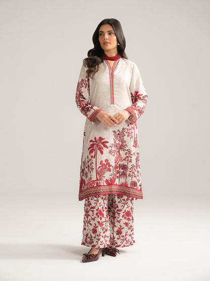 Gulaal | Winter Basics | Rhea - Casual Dress - available at Maria Faisal in UK and USA.