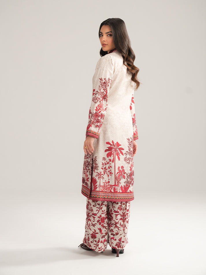 Gulaal | Winter Basics | Rhea - Casual Dress - available at Maria Faisal in UK and USA.