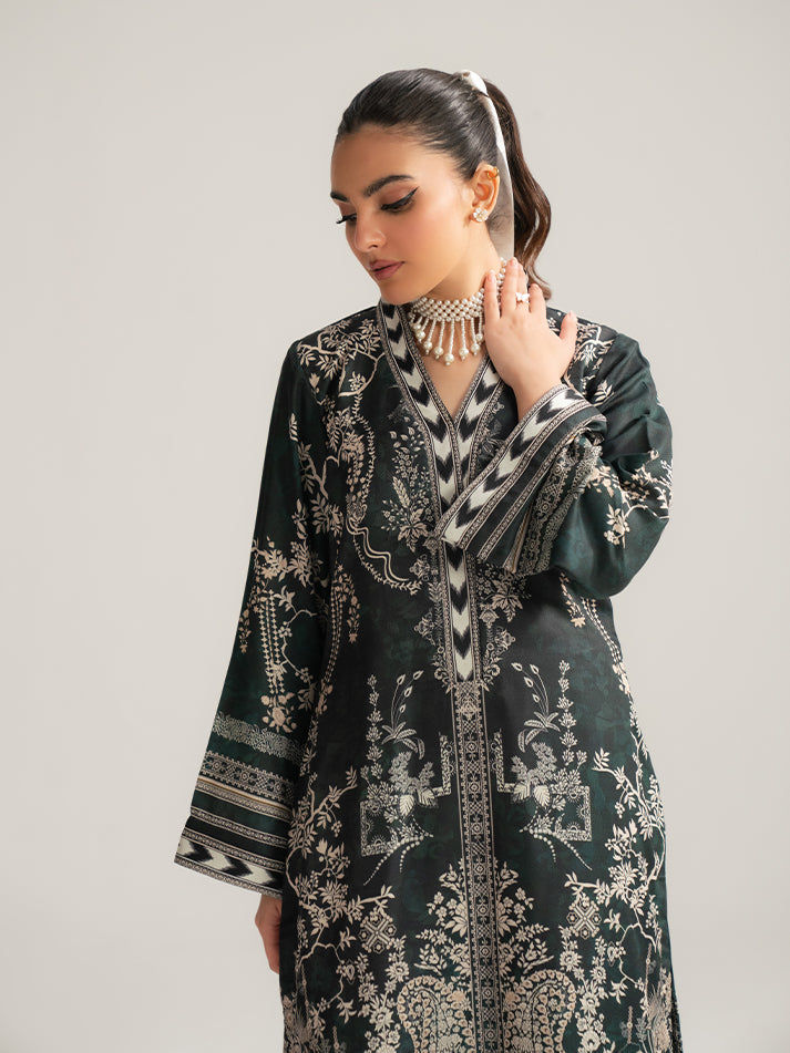 Gulaal | Winter Basics | Lumi - Casual Dress - available at Maria Faisal in UK and USA.