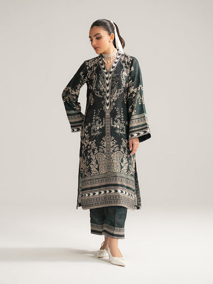 Gulaal | Winter Basics | Lumi - Casual Dress - available at Maria Faisal in UK and USA.