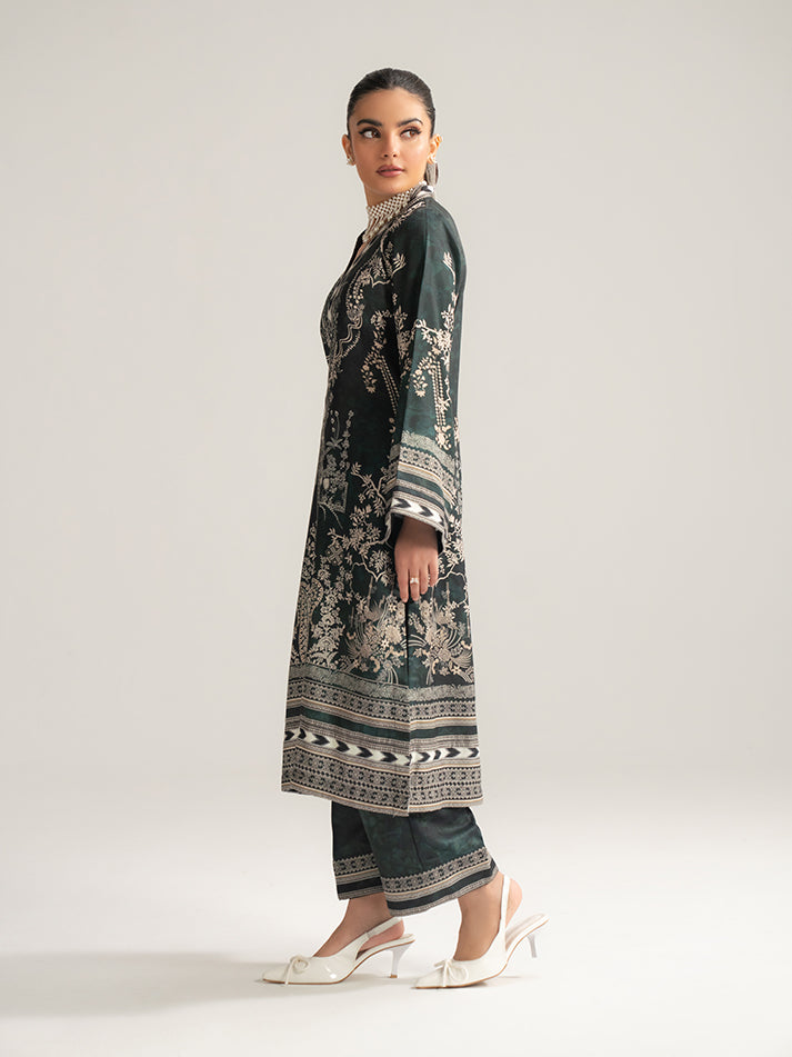 Gulaal | Winter Basics | Lumi - Casual Dress - available at Maria Faisal in UK and USA.