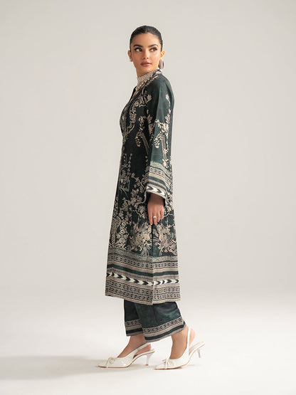 Gulaal | Winter Basics | Lumi - Casual Dress - available at Maria Faisal in UK and USA.