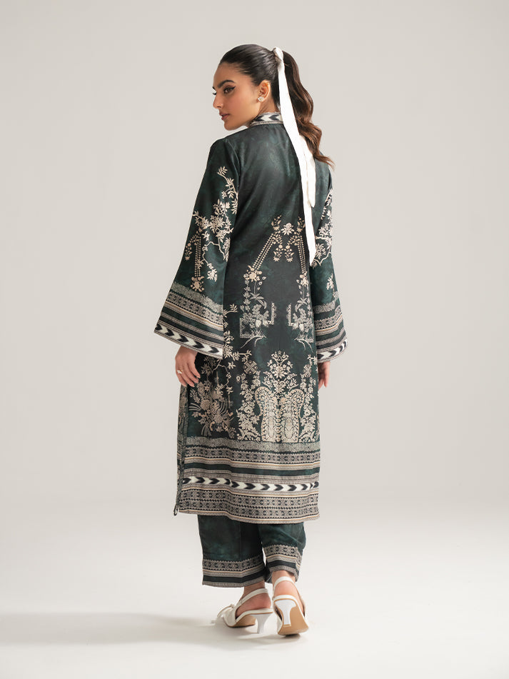 Gulaal | Winter Basics | Lumi - Casual Dress - available at Maria Faisal in UK and USA.