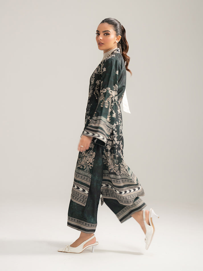 Gulaal | Winter Basics | Lumi - Casual Dress - available at Maria Faisal in UK and USA.