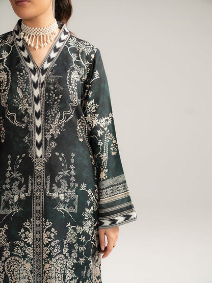 Gulaal | Winter Basics | Lumi - Casual Dress - available at Maria Faisal in UK and USA.