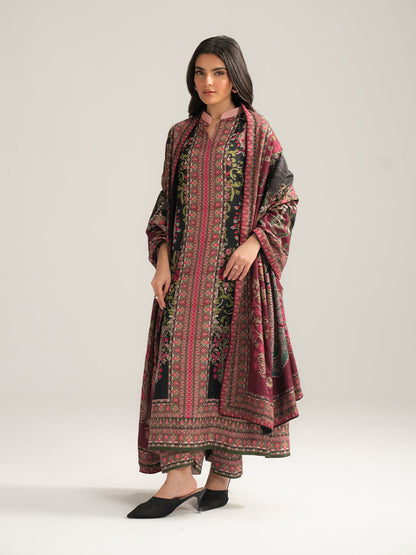 Gulaal | Winter Basics | Irel - Casual Dress - available at Maria Faisal in UK and USA.