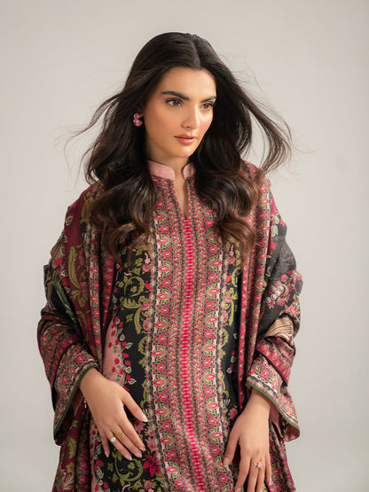 Gulaal | Winter Basics | Irel - Casual Dress - available at Maria Faisal in UK and USA.