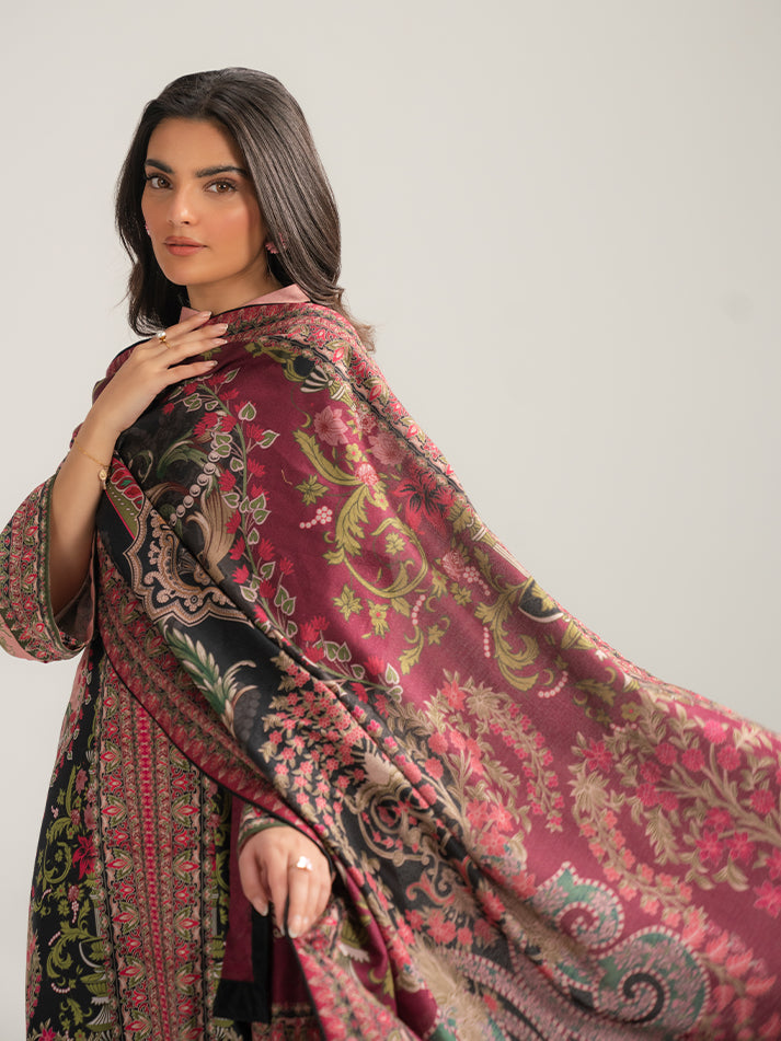 Gulaal | Winter Basics | Irel - Casual Dress - available at Maria Faisal in UK and USA.