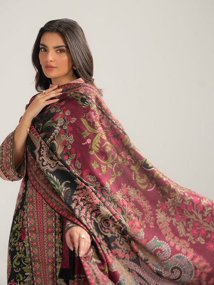 Gulaal | Winter Basics | Irel - Casual Dress - available at Maria Faisal in UK and USA.