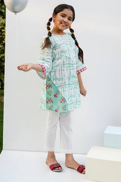 Zellbury Girls | 1 Piece Khaddar | Kurta - 0019 by Maria Faisal - Registered Vendor of : Zellbury Girls - type : Kids Clothes - 100% original wedding dresses