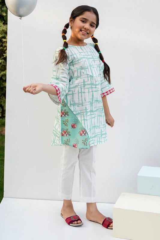 Zellbury Girls | 1 Piece Khaddar | Kurta - 0019 by Maria Faisal - Registered Vendor of : Zellbury Girls - type : Kids Clothes - 100% original wedding dresses