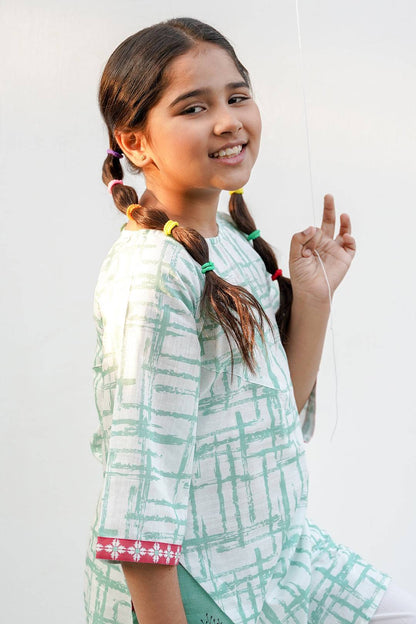 Zellbury Girls | 1 Piece Khaddar | Kurta - 0019 by Maria Faisal - Registered Vendor of : Zellbury Girls - type : Kids Clothes - 100% original wedding dresses