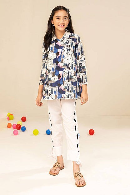 Zellbury Girls | 1 Piece Khaddar | Kurta - 1198 by Maria Faisal - Registered Vendor of : Zellbury Girls - type : Kids Clothes - 100% original wedding dresses