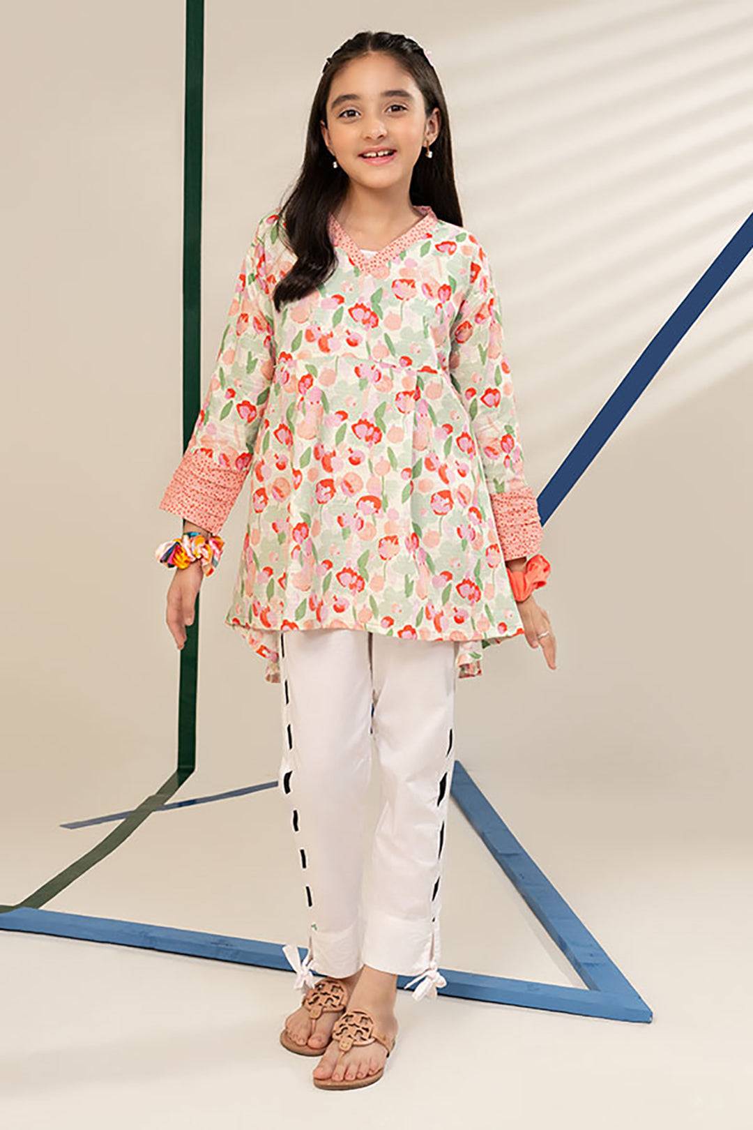 Zellbury Girls | 1 Piece Khaddar | Kurta - 1199 by Maria Faisal - Registered Vendor of : Zellbury Girls - type : Kids Clothes - 100% original wedding dresses