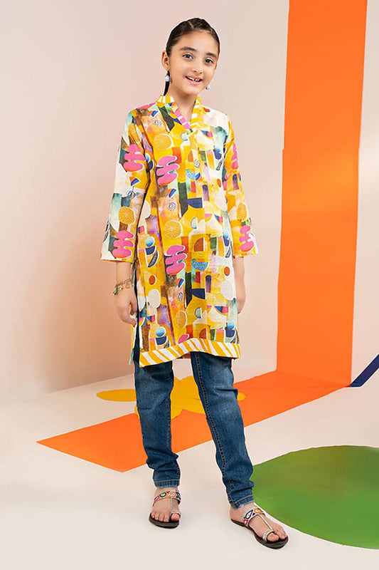 Zellbury Girls | 1 Piece Khaddar | Kurta - 1221 by Maria Faisal - Registered Vendor of : Zellbury Girls - type : Kids Clothes - 100% original wedding dresses