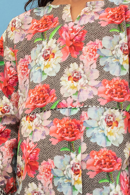 Zellbury Girls | 1 Piece Khaddar | Kurta - 1223 by Maria Faisal - Registered Vendor of : Zellbury Girls - type : Kids Clothes - 100% original wedding dresses