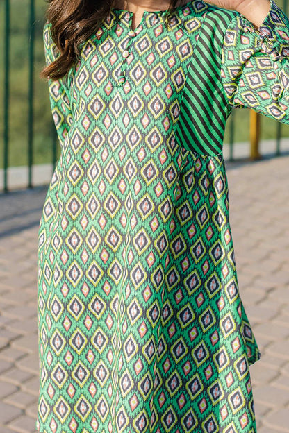 Zellbury Girls | 1 Piece Khaddar | Kurta - 1224 by Maria Faisal - Registered Vendor of : Zellbury Girls - type : Kids Clothes - 100% original wedding dresses