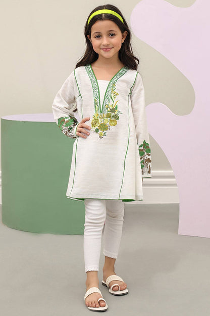 Zellbury Girls | 1 Piece Khaddar | Kurta - 1247 by Maria Faisal - Registered Vendor of : Zellbury Girls - type : Kids Clothes - 100% original wedding dresses