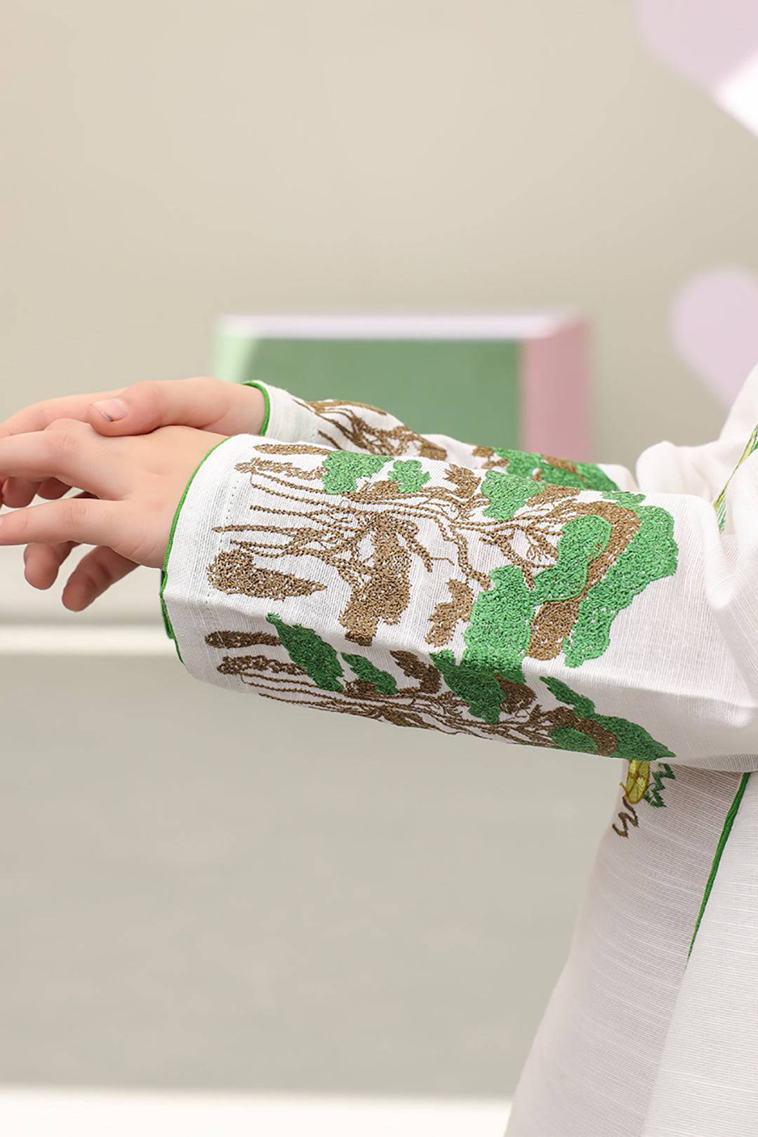 Zellbury Girls | 1 Piece Khaddar | Kurta - 1247 by Maria Faisal - Registered Vendor of : Zellbury Girls - type : Kids Clothes - 100% original wedding dresses