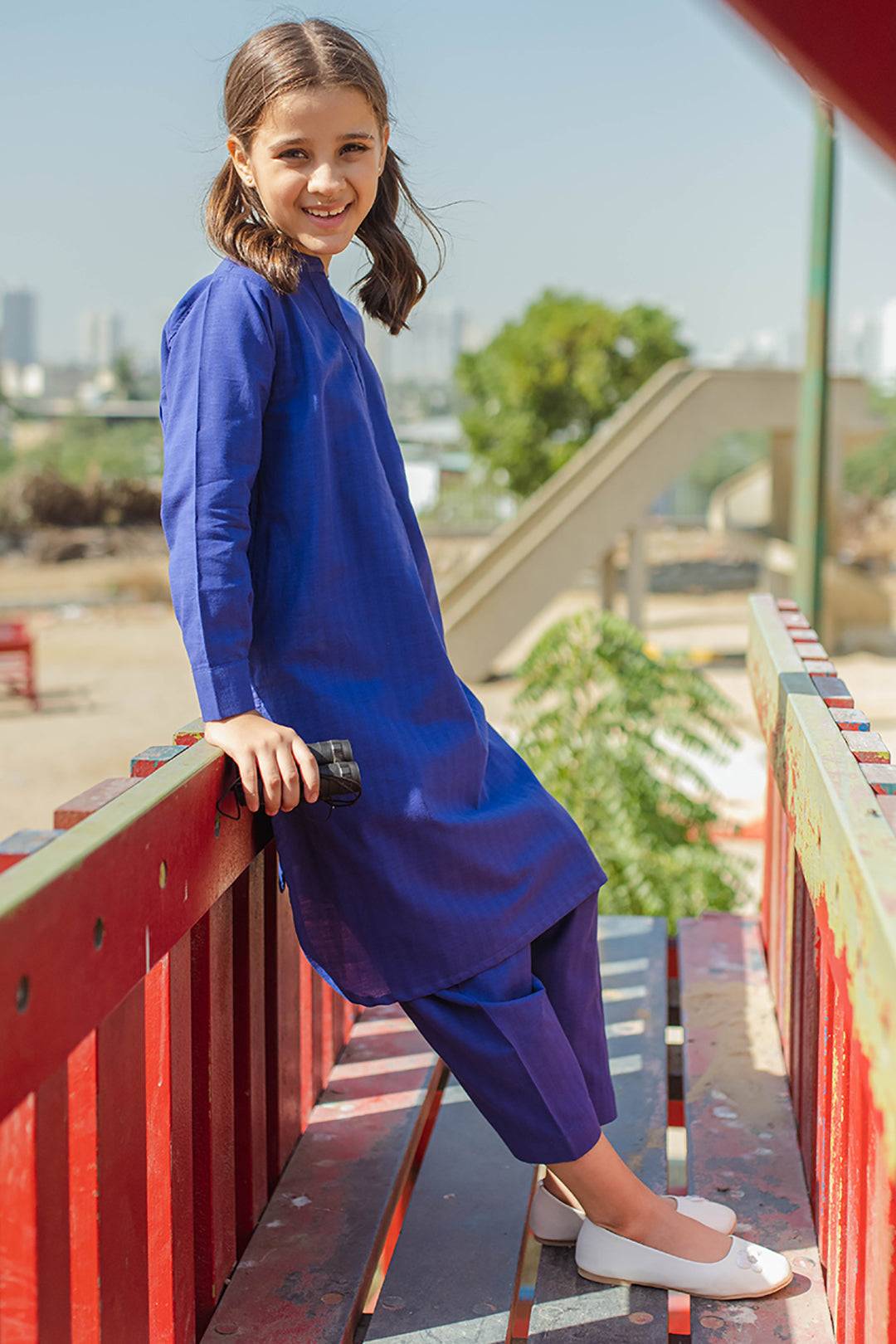 Zellbury Girls | 2 Piece Khaddar | Kurta Trouser - 2233 by Maria Faisal - Registered Vendor of : Zellbury Girls - type : Kids Clothes - 100% original wedding dresses