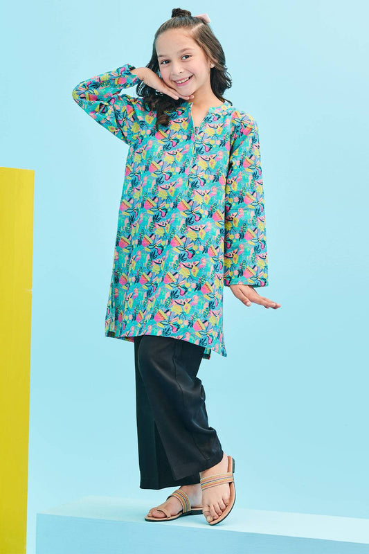 Zellbury Girls | 1 Piece Khaddar | Kurta - 1173 by Maria Faisal - Registered Vendor of : Zellbury Girls - type : Kids Clothes - 100% original wedding dresses