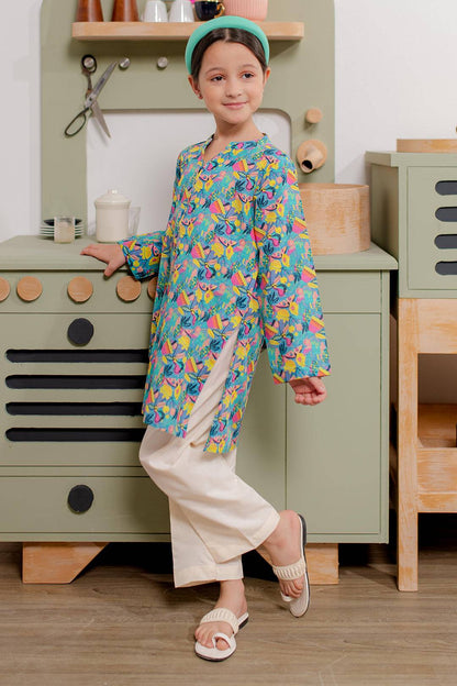 Zellbury Girls | 1 Piece Khaddar | Kurta - 1173 by Maria Faisal - Registered Vendor of : Zellbury Girls - type : Kids Clothes - 100% original wedding dresses