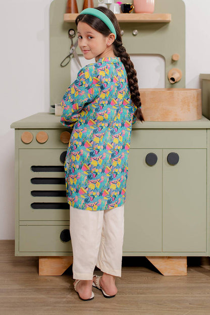 Zellbury Girls | 1 Piece Khaddar | Kurta - 1173 by Maria Faisal - Registered Vendor of : Zellbury Girls - type : Kids Clothes - 100% original wedding dresses