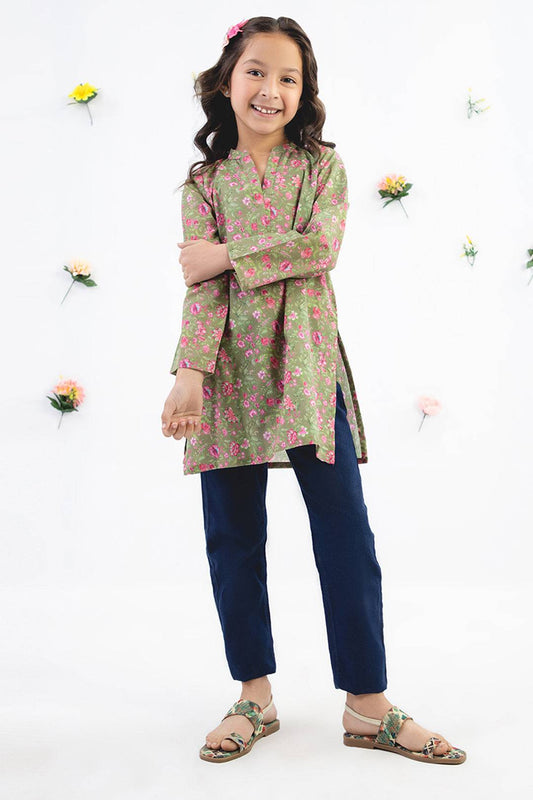 Zellbury Girls | 1 Piece Cambric | Kurta - 1227 by Maria Faisal - Registered Vendor of : Zellbury Girls - type : Kids Clothes - 100% original wedding dresses