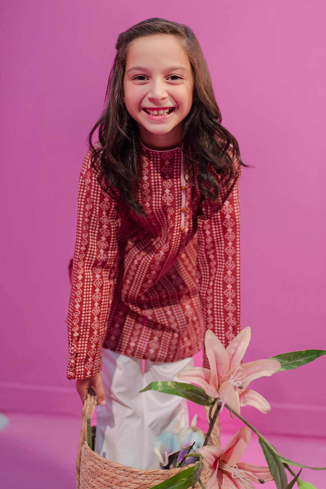 Zellbury Girls | 1 Piece Khaddar | Kurta - 1714 by Maria Faisal - Registered Vendor of : Zellbury Girls - type : Kids Clothes - 100% original wedding dresses