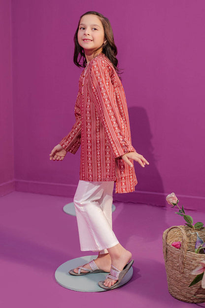 Zellbury Girls | 1 Piece Khaddar | Kurta - 1714 by Maria Faisal - Registered Vendor of : Zellbury Girls - type : Kids Clothes - 100% original wedding dresses