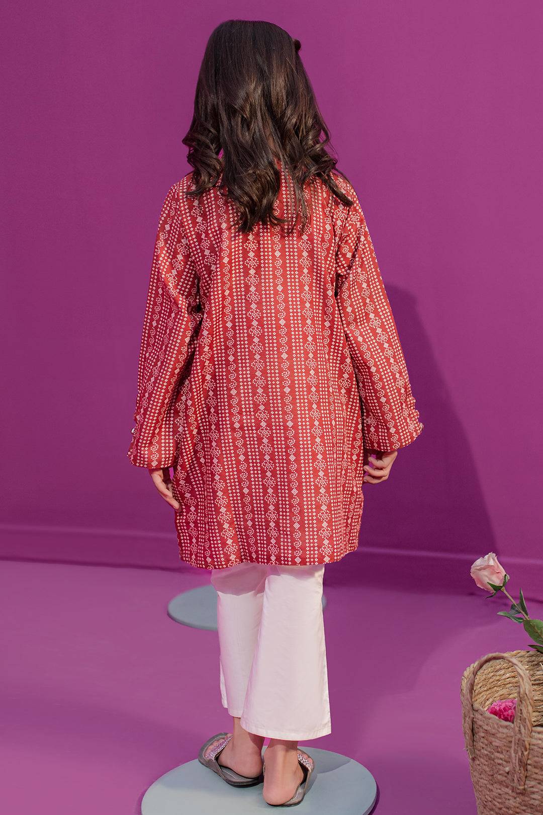 Zellbury Girls | 1 Piece Khaddar | Kurta - 1714 by Maria Faisal - Registered Vendor of : Zellbury Girls - type : Kids Clothes - 100% original wedding dresses