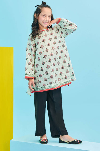 Zellbury Girls | 1 Piece Khaddar | Kurta - 1733 by Maria Faisal - Registered Vendor of : Zellbury Girls - type : Kids Clothes - 100% original wedding dresses