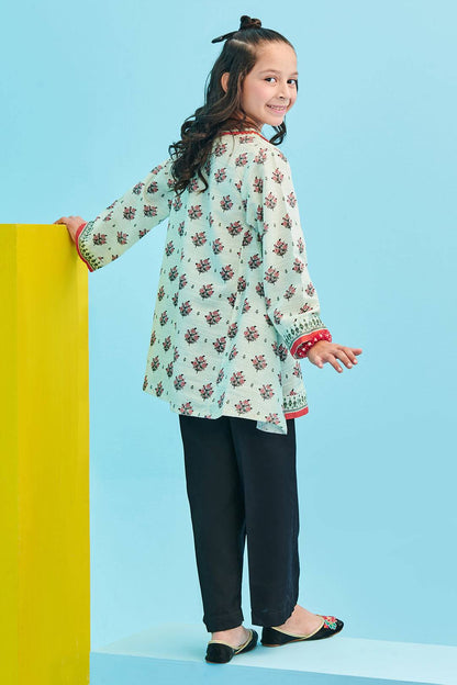 Zellbury Girls | 1 Piece Khaddar | Kurta - 1733 by Maria Faisal - Registered Vendor of : Zellbury Girls - type : Kids Clothes - 100% original wedding dresses